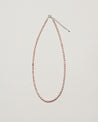 Mini Oval Pearl Necklace [Dust Pink]