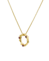 Crown of Thorns Necklace Gold - Garnet